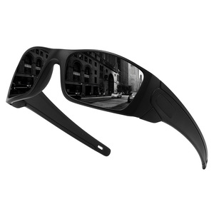Custom Sports Sunglasses UV400 TAC Lens <b>Black</b> <b>Frame</b> Cycling Driving Unisex Outdoor Use - Product Image 3