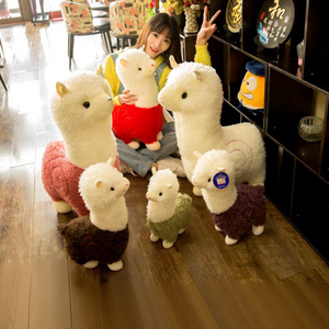 Boneka Alpaca Plush 28 cm Grosir, Mainan Bantal Tidur, Hadiah Acara Perusahaan - Product Image 1