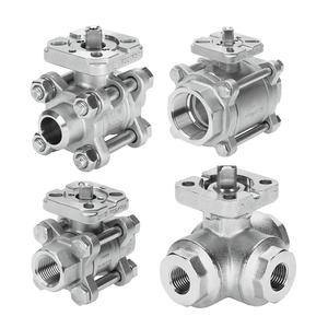 วาล์วบอลนิวเมติกแบบ 2 ทาง 3 ทาง รุ่น VZBA ของ FESTO พร้อมชุดตัวกระตุ้นแบบหมุนควอเตอร์ทเวิร์น สำหรับควบคุมท่อกระบวนการ - Product Image 1