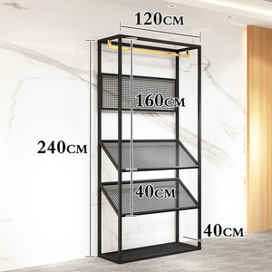 Mens indumento showroom display di visualizzazione vestiti cremagliera uomo vestito di visualizzazione cabinet - Product Image 6