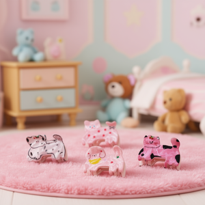 Pinza para el pelo Angelina Cat Scratch de 8 cm con diseño de dibujos animados para niñas, uso diario - Product Image 2