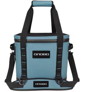 Kaynaklı su geçirmez kare yumuşak yalıtımlı soğutucu çanta gıda taşınabilir katlanabilir piknik buzdolabı yalıtımlı 1 adet/poli çanta + karton - Product Image 1