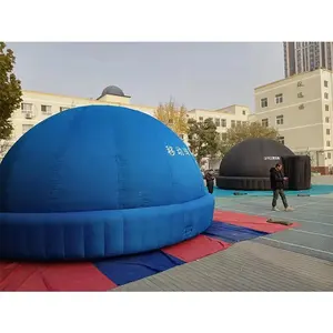 Tenda Aquarium lipat portabel, untuk sekolah, tenda Dome Planetarium lipat portabel