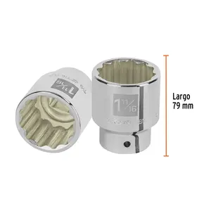 BOX 3 Douille à 12 points de 1-11/16 po, entraînement 3/4 po, TRUPER - Product Image 3