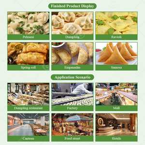 Máquina de Gyoza de Alta Calidad/Rusia, EE. UU., Shanghái 80, Máquina Automática para Doblar Samosas, Nuevo Tipo, Gran Capacidad - Product Image 6