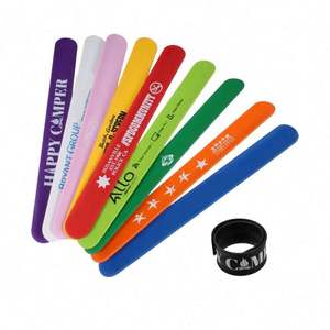 Популярные промо-игрушечные браслеты для взрослых с логотипом и металлической пластиной внутри силиконовые повязки с единорогом - Product Image 4