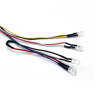 Kabel konektor Diode LED Mini DIN 6-Pin PS/2 jantan ke LED untuk kontrol industri dan terminal POS