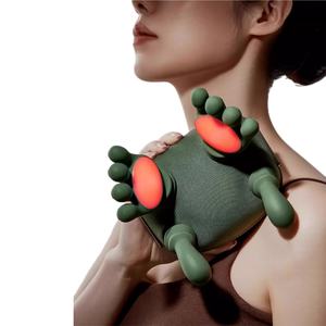 Điện nước nóng 3D nhào không chổi than vai & <span class=keywords><strong>massage</strong></span> cổ tử cung Massager không dây điều khiển từ xa cho mô sâu Pain Relief - Product Image 3