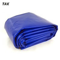 Bâche en tissu PVC enduit TAK Heavy Duty 610 g/m², rouleau de bâche imperméable haute ténacité 1000D pour couverture industrielle et de construction