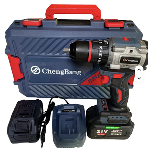 Perceuse à percussion électrique sans balais rechargeable à couple élevé de 120 N.m, <span class=keywords><strong>visseuse</strong></span> sans fil portable à batterie lithium-ion de 120 N.m pour la maison - Product Image 1