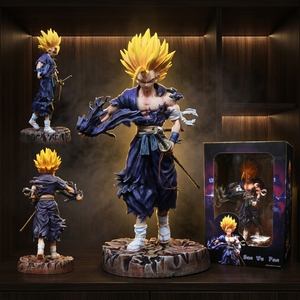 11 Styles de figurines d'anime <span class=keywords><strong>Dragon</strong></span> <span class=keywords><strong>Ball</strong></span> : Son Goku Super Saiyan 3, Vegeta, <span class=keywords><strong>Cell</strong></span>, Piccolo, Trunks - Ornement de bureau, jouet tendance - Product Image 1