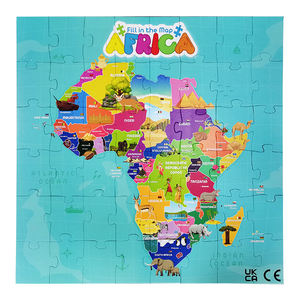 Puzzle de sol pour enfants, jouet éducatif personnalisé en 3d, carte <span class=keywords><strong>du</strong></span> <span class=keywords><strong>monde</strong></span>, 48 100 pièces, vente en gros - Product Image 4