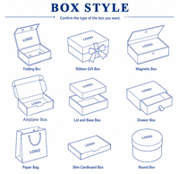 Boîtes d'expédition personnalisées en papier recyclé rose vif, impression personnalisée, emballage pour livraison, boîtes d'expédition avec étiquette privée