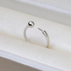 Anillo Abierto Ajustable Wenchi S925 de Plata para Joyería DIY con Perlas, Modelo 16684 para Niñas, Ideal para Actividades de Baile - Product Image 3