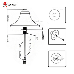 Antenne intérieure basse fréquence 300-500MHz <span class=keywords><strong>GSM</strong></span> LTE 4G RF Antenne de plafond omnidirectionnelle - Product Image 5