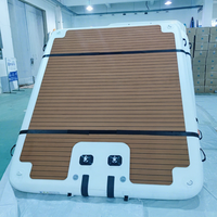 Plateforme flottante gonflable pour yacht DWF personnalisée, fournie par l'usine