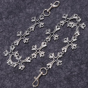 European And American Style Metal <b>Cross</b> Waist <b>Chain</b> For Men Hip Hop Fashion Zinc Alloy Pants <b>Chain</b> Daily Wear - Product Image 2