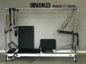 INIKO Pilates Reformer Jump Board en acier inoxydable et PU noir 630/40/400mm JUMPBOARD-1 Ensemble combo 3 pièces CN/JIA - Product Image 4