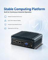 Computadora Industrial Integrada con Doble LAN, 2 COM, USB, HD, VGA, Compatible con Windows y Linux para Control de Máquinas