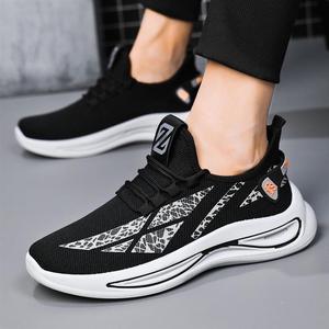 {<span class=keywords><strong>Clearance</strong></span> Sale} أحذية رياضية كاجوال للرجال أحذية ركض متعددة الاستخدامات عصرية على الطراز الكوري خفيفة الوزن مقاومة للاهتراء أحذية خريفية برباط - Product Image 4