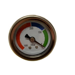 Manomètre à vide 40 mm (1,5 pouce) -0,1~0 MPa -760 mmHg, montage central arrière pour pompe à vide, système industriel et de laboratoire - Product Image 1