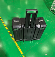 Boîtier de montage en rack 3U en plastique LLDPE, étanche IP65, antichoc, avec double roues pivotantes en aluminium, personnalisable OEM/ODM pour le stockage