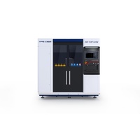 Machine de découpe laser à fibre fermée Han's Laser MPS C3 PRO 6000W avec table d'échange pour tôles moyennes et fines