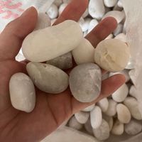 Цена на черный нефритовый камень/цена на гальку из речного камня/полированные садовые камни черного цвета