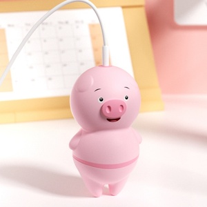 Le plus récent masseur de Clitoris de léchage doux en Silicone pour <span class=keywords><strong>femme</strong></span> USB vibrateur de langue rechargeable conception de cochon de puissance forte - Product Image 6