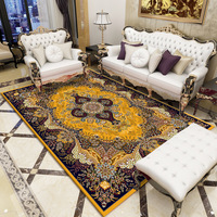 Tapis persan moderne imprimé abstrait transfrontalier pour salon, canapé, table basse, tapis de maison turc, chambre à coucher, chevet