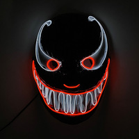 Masque en plastique lumineux intégral Ant-Man Venom pour Halloween, costume de mascarade, masque amusant