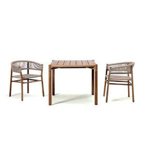 Loisirs de plein air Jardin Patio Resort Hôtel Villa Restaurant Rotin Meubles de salle à manger en <span class=keywords><strong>osier</strong></span> Chaise - Product Image 3