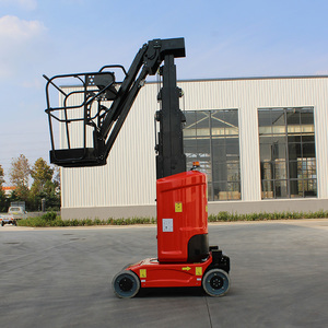 Plataforma Elevadora Eléctrica con Ruedas Xinta, Caja <span class=keywords><strong>de</strong></span> Cambios, Altura <span class=keywords><strong>de</strong></span> Elevación <span class=keywords><strong>de</strong></span> 11.2 m, Capacidad <span class=keywords><strong>de</strong></span> 200 kg, 345 Construcción - Product Image 2