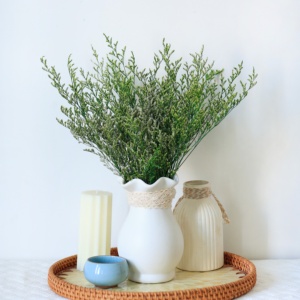Herbe de Limonium Naturelle Préservée, Sans Nécessité d'Eau, Statice Séchée Éternelle, Décoration Bohème pour Mariage, Fête des Mères, Vase d'Intérieur - Product Image 5