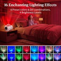 Projecteur d'aurores boréales 16 couleurs LED+LASER, vague océanique, galaxie, télécommande, minuterie, veilleuse pour chambre, maison, spa, décoration | YSH