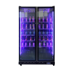 R290a schiuma di soffiaggio serratura chiave doppia porta Pepsi vino bevanda fredda bevanda fredda Display Display con luce a LED - Product Image 2