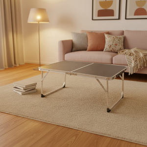 طاولة نزهة محمولة صغيرة قابلة للطي من الألومنيوم سهلة الحمل للاستخدام في الحدائق والساحات - Product Image 5