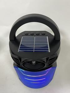 Güneş Enerjili Taşınabilir Bluetooth Hoparlör, Süper Bas Güçlü Ses ve FM Radyo/USB/TF/<span class=keywords><strong>MIC</strong></span> ile Dış Mekan Kullanımı için - Product Image 2