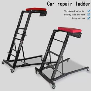 MEDSEN - Carro de <span class=keywords><strong>Taller</strong></span> Plegable de Acero para Automóviles, con Capacidad de 400 Libras, 4 Ruedas Giratorias, Color Negro, Herramienta de Reparación de Carrocería - Product Image 6