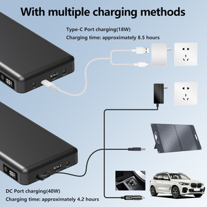 Cao Sản phẩm bán chạy ngân hàng điện Powerbank 39200mAh siêu Loại-C cổng đầu vào sạc nhanh sạc du lịch cho oxy Máy phát điện - Product Image 2
