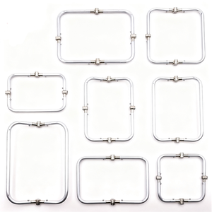 OEM Customized High Quality Custom Wholesale Metal Box Clutch Purse Frame CNC Machining Service Clutch Frames - Product Image 1