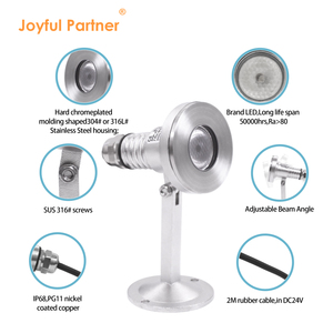 Projecteur LED RGB DMX étanche IP68 <span class=keywords><strong>pour</strong></span> piscine, jardin et extérieur, avec lumière de fontaine en acier inoxydable, par Joyful Partner - Product Image 2