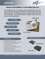 Kit de développement Microhard PDDL900 Kit de développement Ethernet OEM double fréquence et liaison de données numériques série