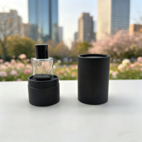 Flacon de parfum en verre unique 50ml 100ml Flacons de parfum de luxe Flacon de parfum vide avec emballage boîte