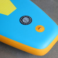 Planche de SUP gonflable en PVC de taille personnalisée 12,5'x31"x6" avec pompe et kit de réparation pour exercices aquatiques et pagaie conviviale avec les chiens