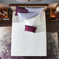 Matelas hybride Leland Koala, taille simple, mousse à densité supérieure, mousse à mémoire de forme en latex, matelas compressé pour un sommeil réparateur
