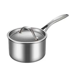 Hot popular china supplier high quality stainless steel soup milk pot kitchen cooking pot with lid