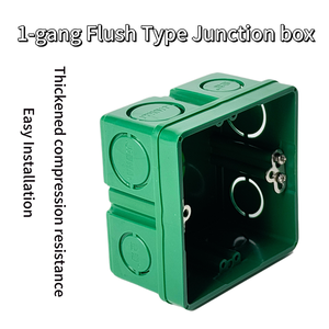 1 gang 3 gang PVC thiết bị điện tùy chỉnh nhựa hộp nối bao vây lõm với chất lượng bán buôn - Product Image 3