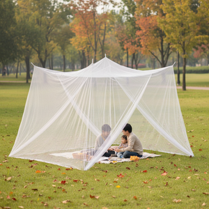 <span class=keywords><strong>Moustiquaire</strong></span> circulaire de luxe 100 % polyester pliable pour camping, tente, <span class=keywords><strong>lit</strong></span> d'extérieur, <span class=keywords><strong>lit</strong></span> simple, double, XL, voyage, <span class=keywords><strong>maison</strong></span>, porte, <span class=keywords><strong>moustiquaire</strong></span> en maille - Product Image 6