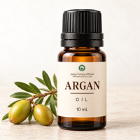 Huile d'Argan Marocaine 100% Pure Pressée à Froid, Extrait Naturel de Graines, Hydratant pour la Peau et les Cheveux, 10 mL
